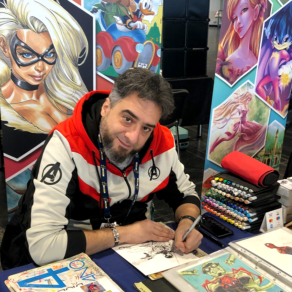 Foto dell'illustratore e fumettista Daniele Garbugli